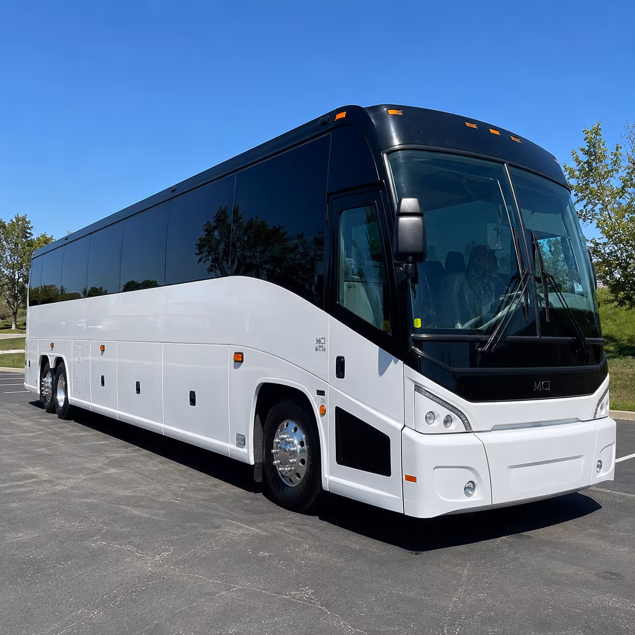 corporate and training event shuttle buses at great plains technology center