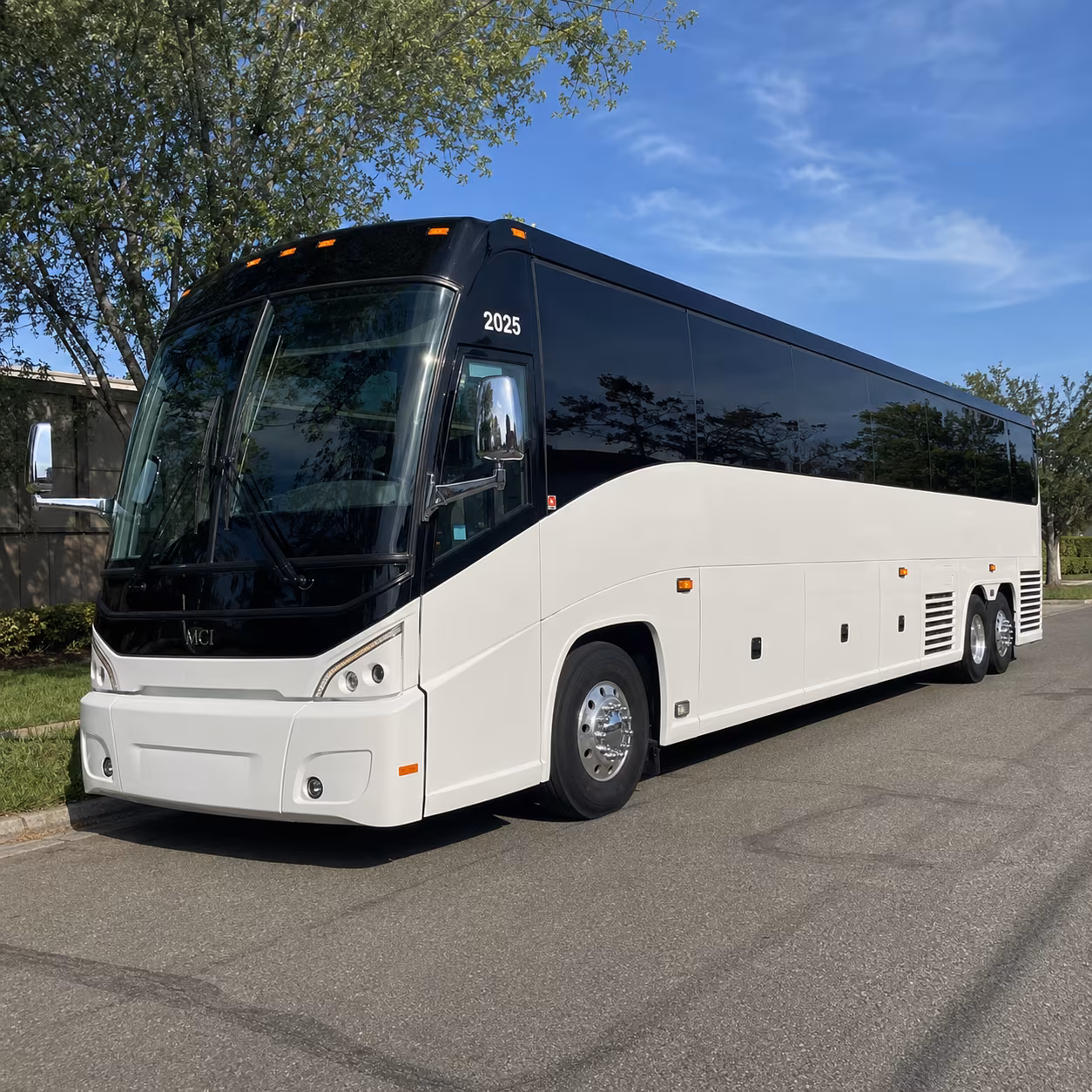 lawton charter bus rental exterior