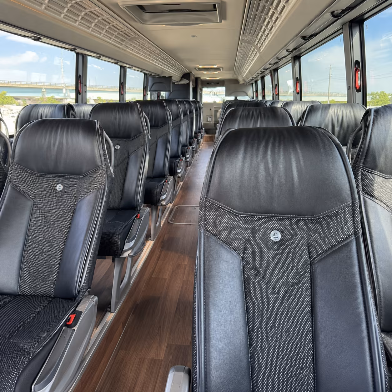 lawton corporate event transportation onboard seating